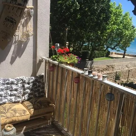 3 Pieces Vue Mer Acces Direct A La Plage Dans Avec Parking Ла-Сейн-сюр-Мер